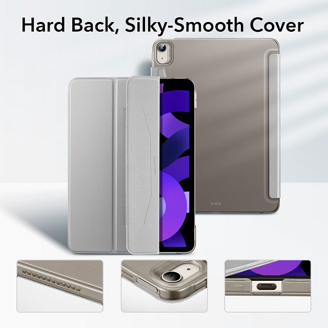 ESR iPad Air 5/4 Ascend Trifold Case - Silver Gray