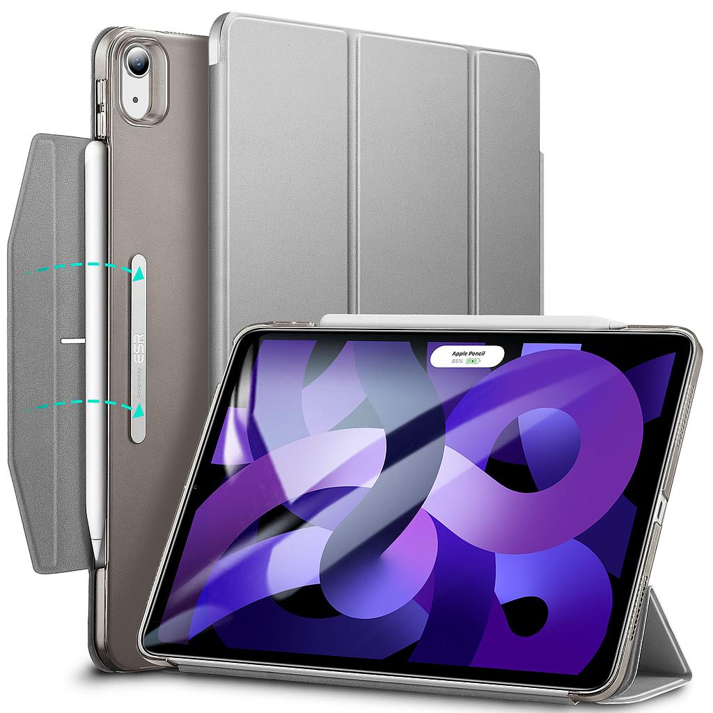 ESR iPad Air 5/4 Ascend Trifold Case - Silver Gray