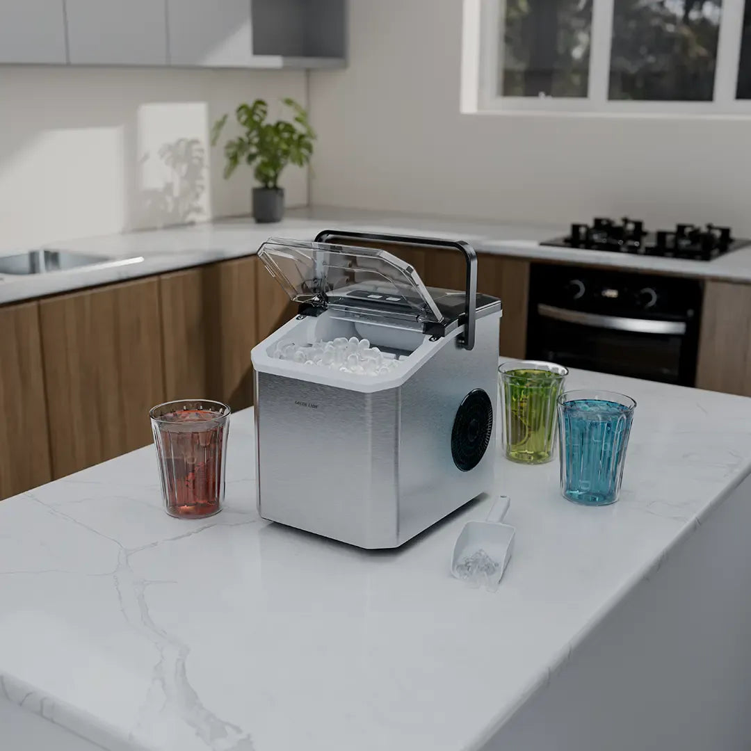 Green Lion Instant Ice Mate صانعة ثلج 130W سعة 1.5L - رمادي 