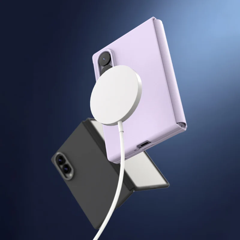 Araree Aero Flex Magsafe Cover For Z Fold 8 - Lavender