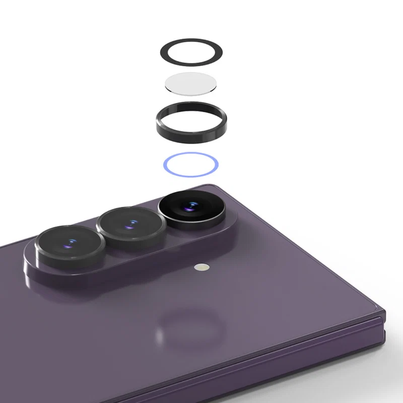 Araree Core Camera Metal Ring 1 Pieces Camera Protector For Z Fold 8 Ultra - Clear