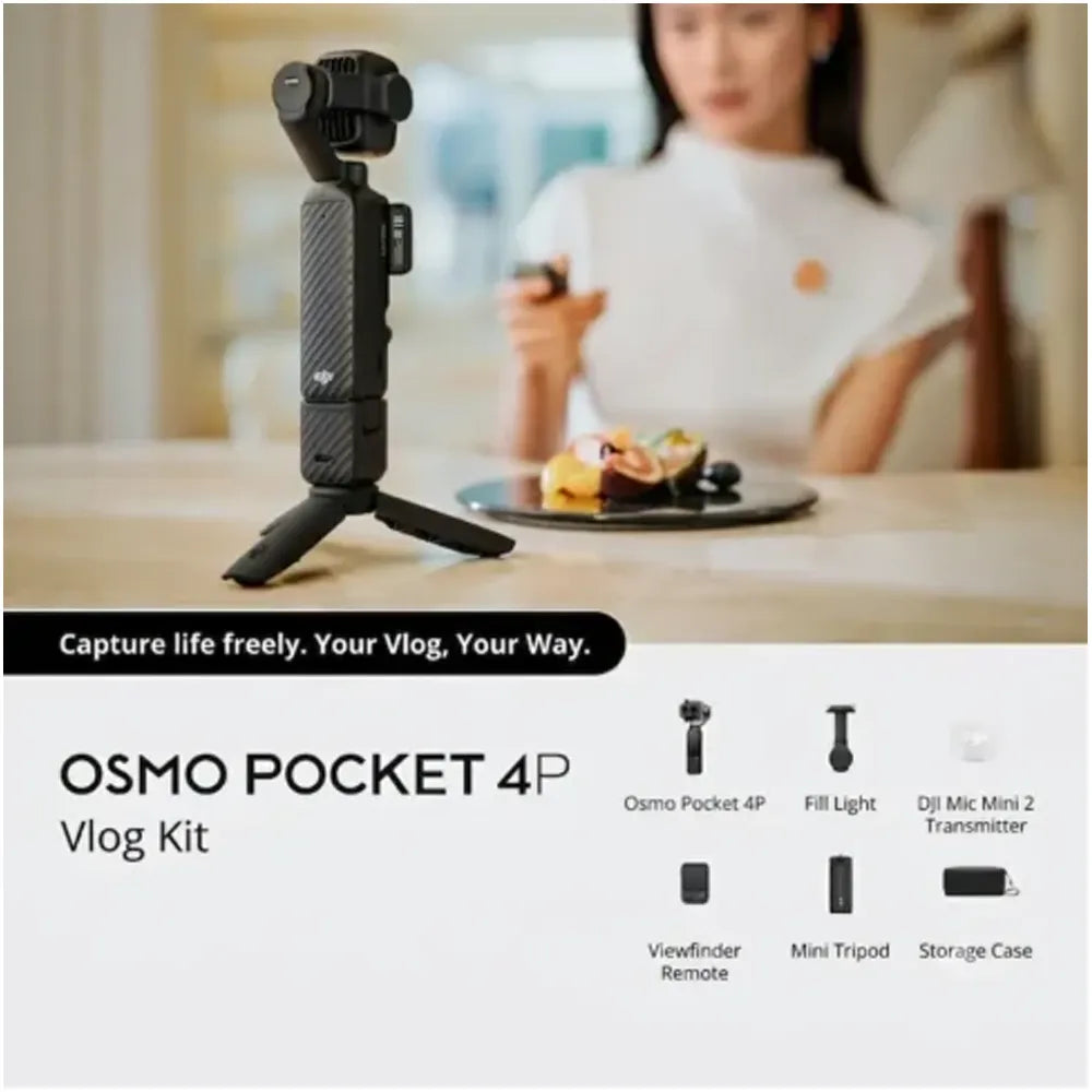 DJI Osmo Pocket 4P Vlog Combo 4k Gimbal Camera