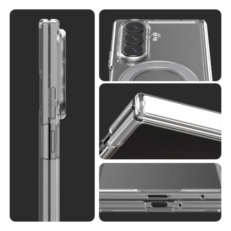 غطاء Araree Duple 360 Magsafe Stand لجهاز Z Fold 8 Ultra - شفاف 