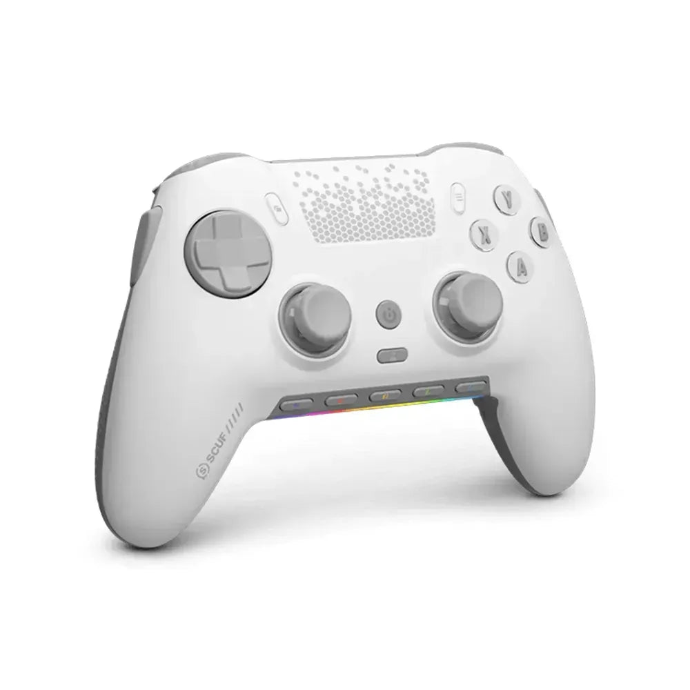 Scuf envision pro v2 مع Hall effect وحدة تحكم ألعاب للـ pc - أبيض 