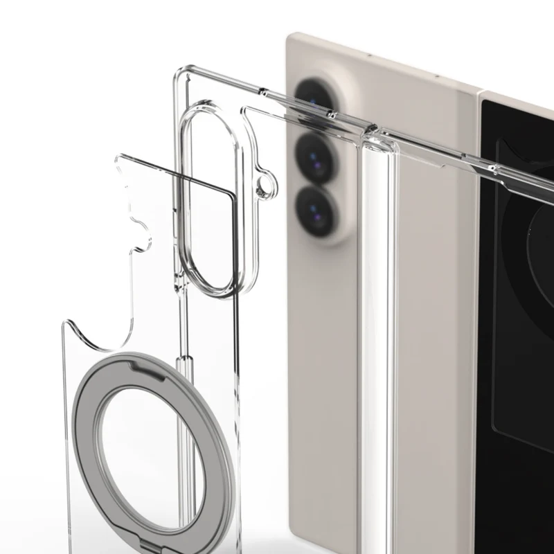 غطاء Araree Duple 360 Magsafe Stand لجهاز Z Fold 8 Ultra - شفاف 