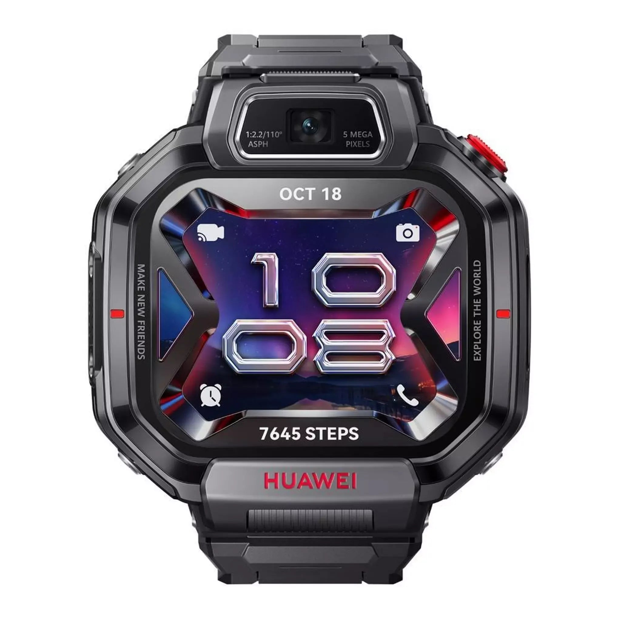 Huawei Kids Watch X1 Pro, 64GB, 13 MP- Black