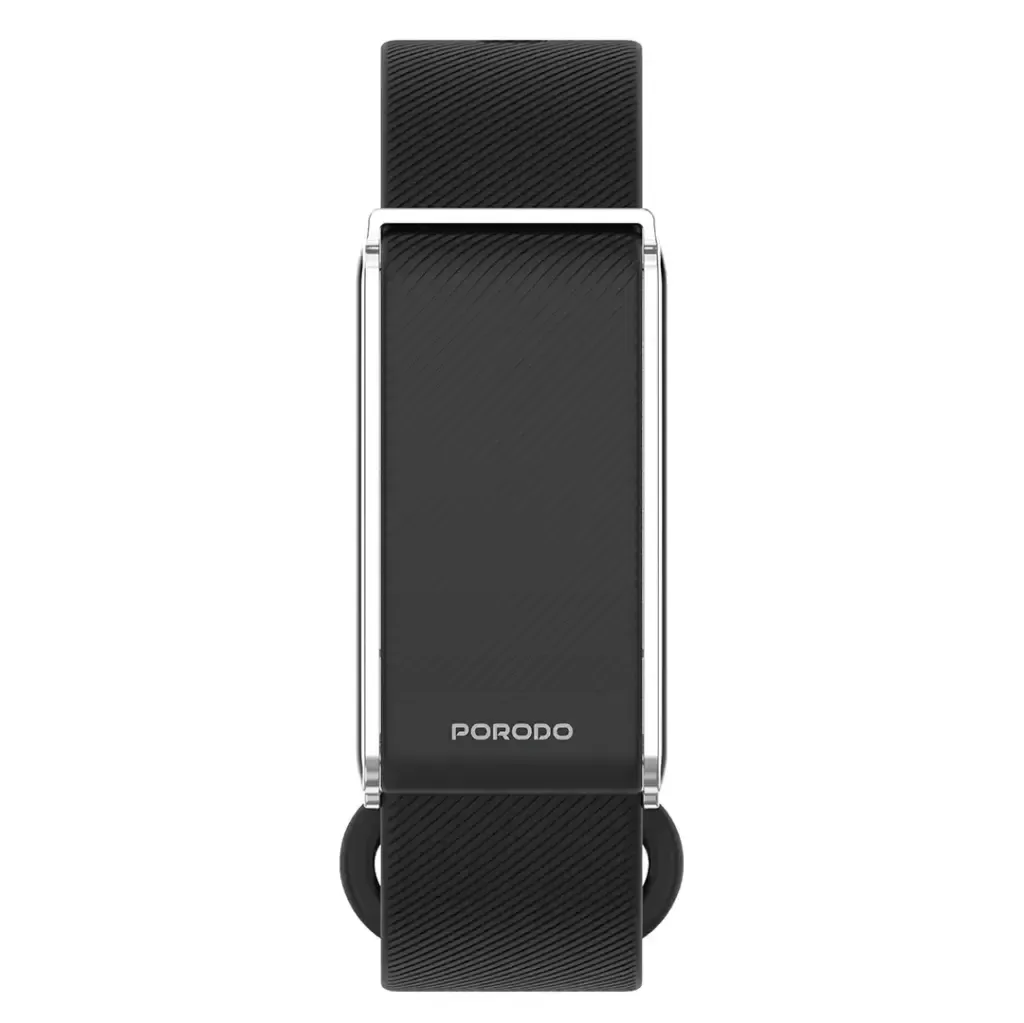 Porodo Trackfit Smart Fitness Band - Black Silicon