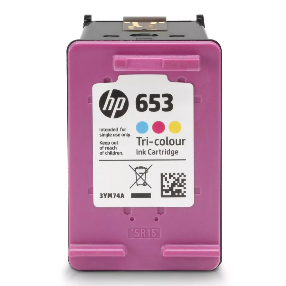 HP 653 Tri-color Original Ink Cartridge