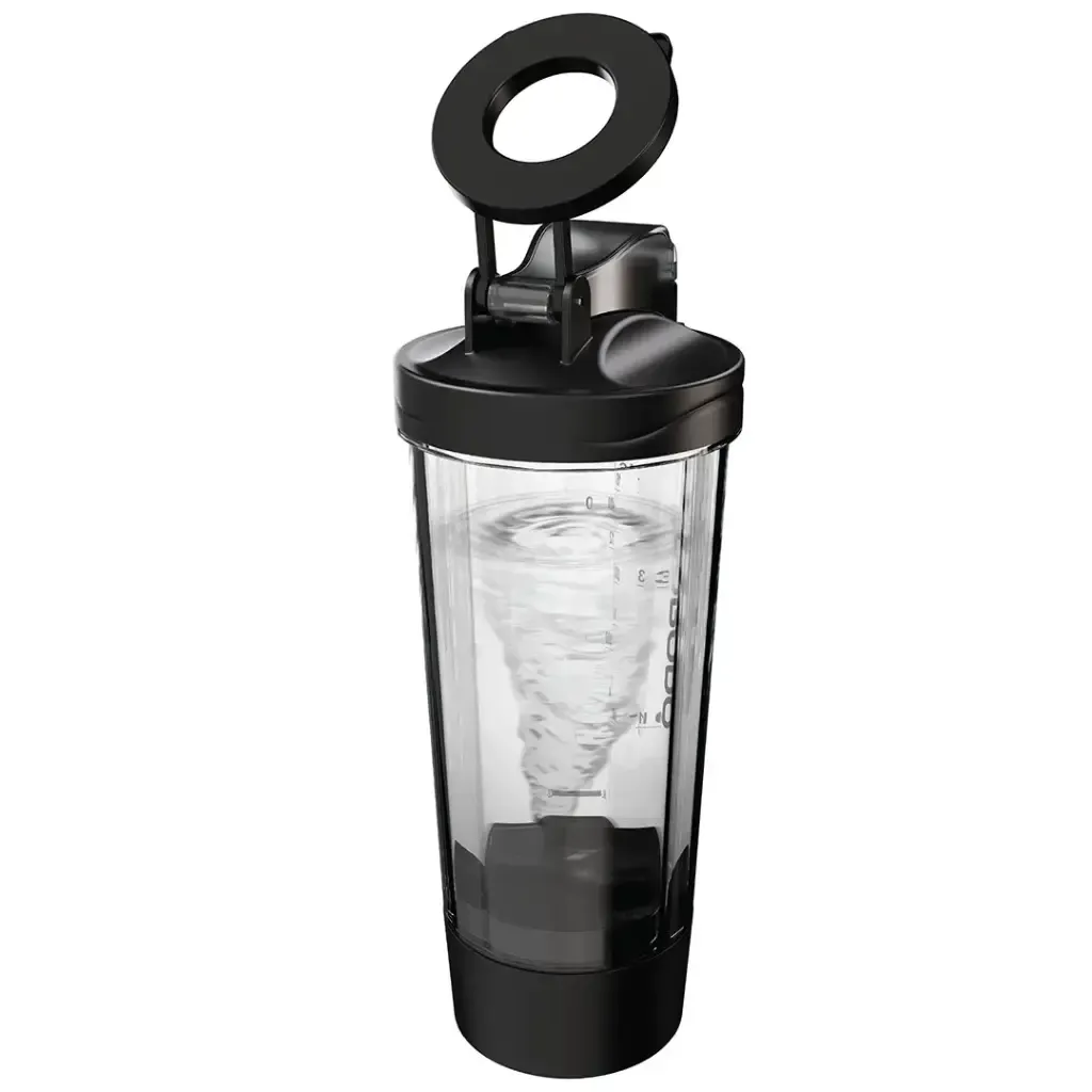 Porodo Lifestyle Grip & Mix Protein Shaker Bottle - Black