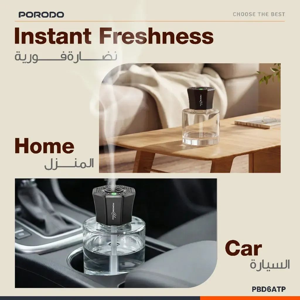 Porodo Blue Aroma Diffuser Smart Aromatherapy