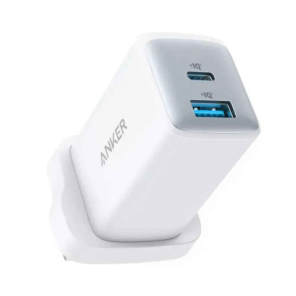 Anker Charger 20W 2-Port Usb-C Cable 5ft White