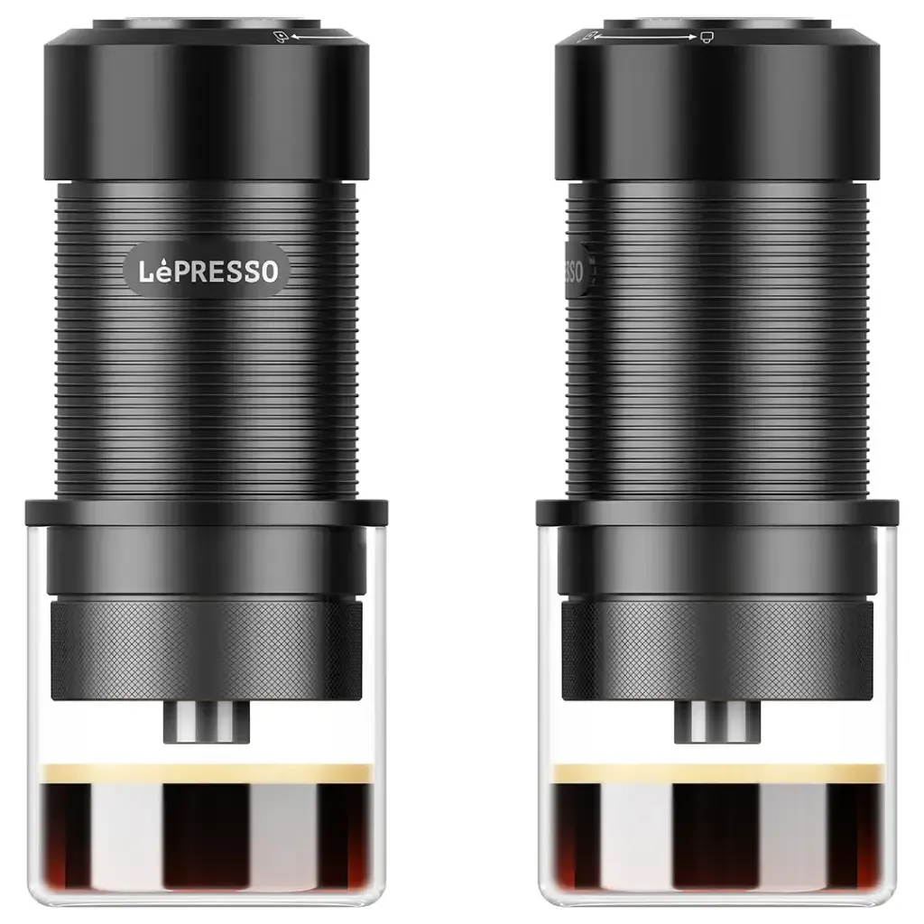 Lepresso Hand Press Espresso Maker Black