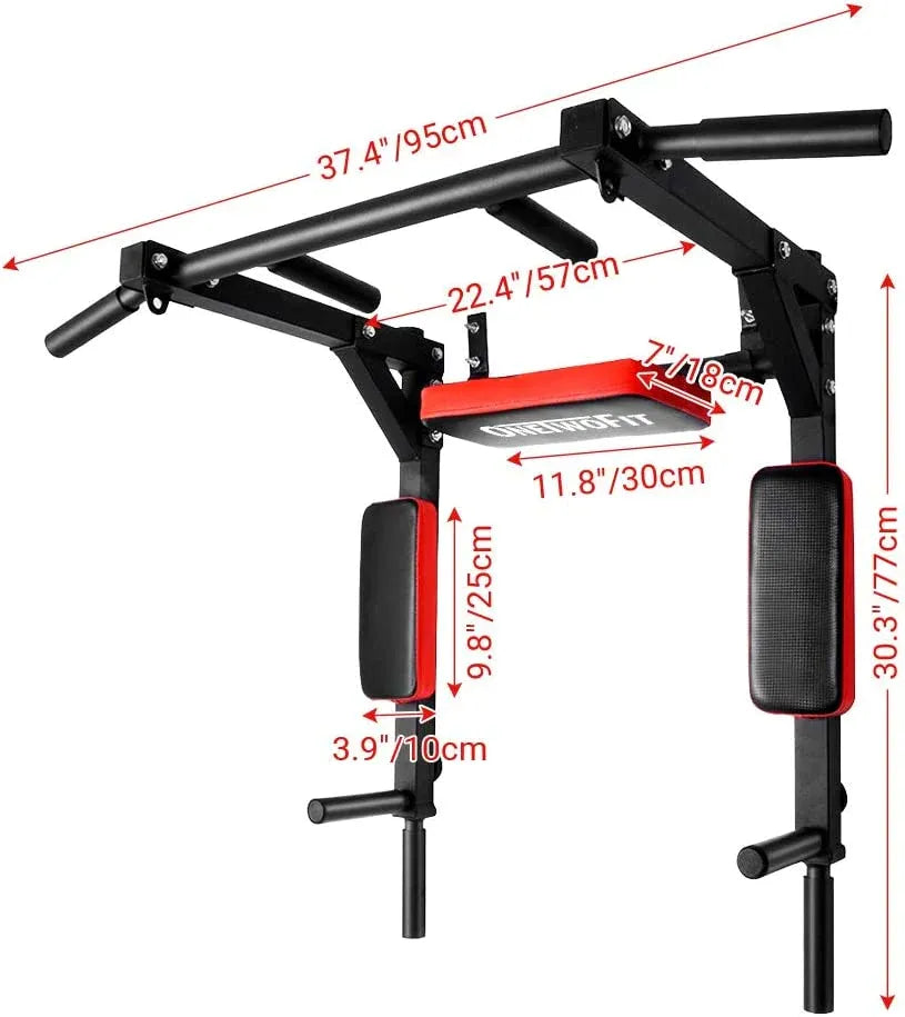 Hi-Tex Wall Mounted Pull Up Bar