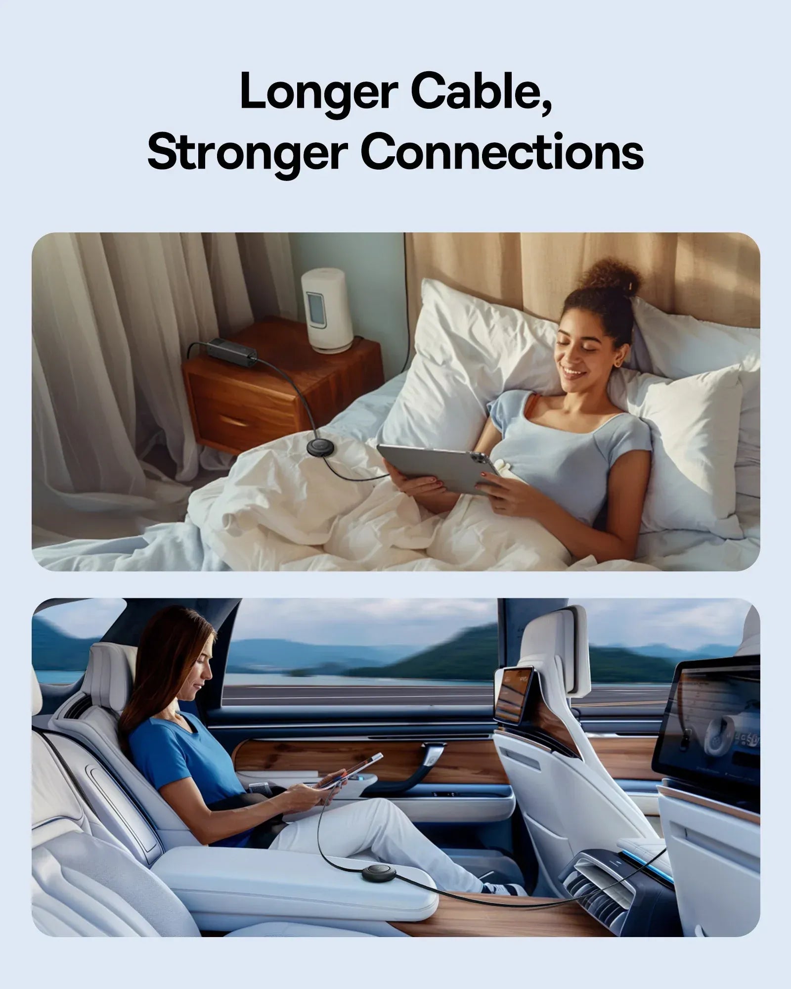 Baseus Free2Pull Mini Retractable Cable USB-C to USB-C 100W 1.5m - Cluster Black