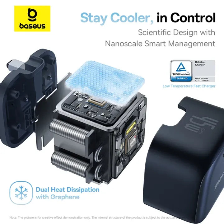 Baseus PicoGo AE11 GaN Fast Charger 1C 45W - Cosmic Black