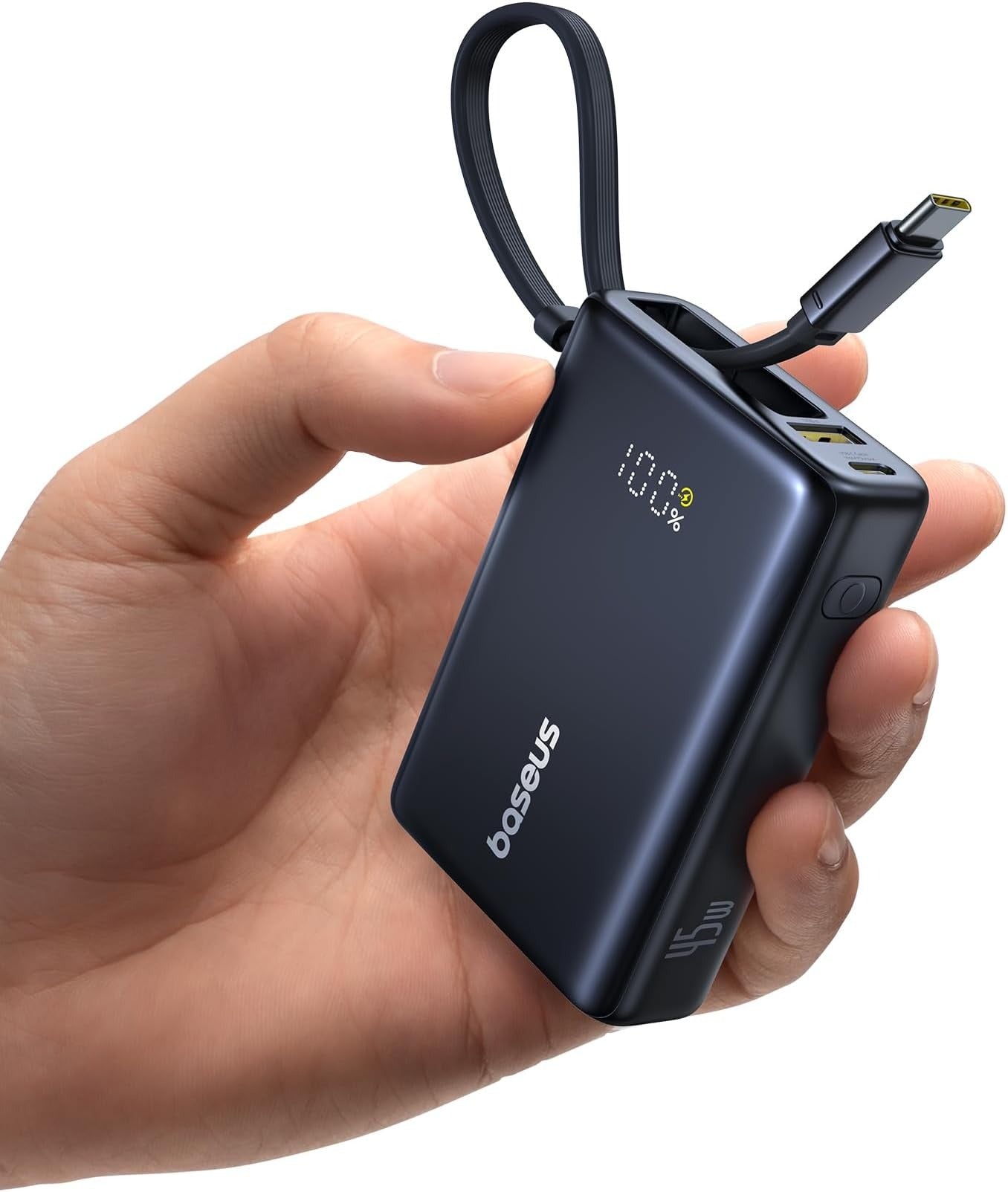 Baseus Picogo Power Bank 45W 10000mAh With Built-in Cable
