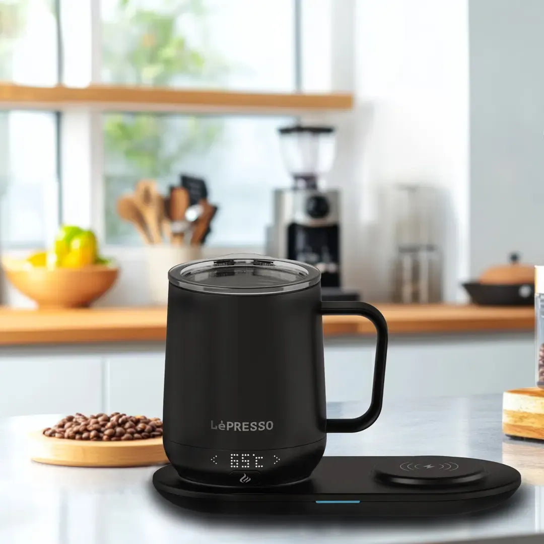 LePresso Smart Heating Mug Black