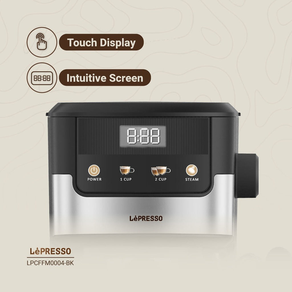 Lepresso Suprema Espresso Machine Black