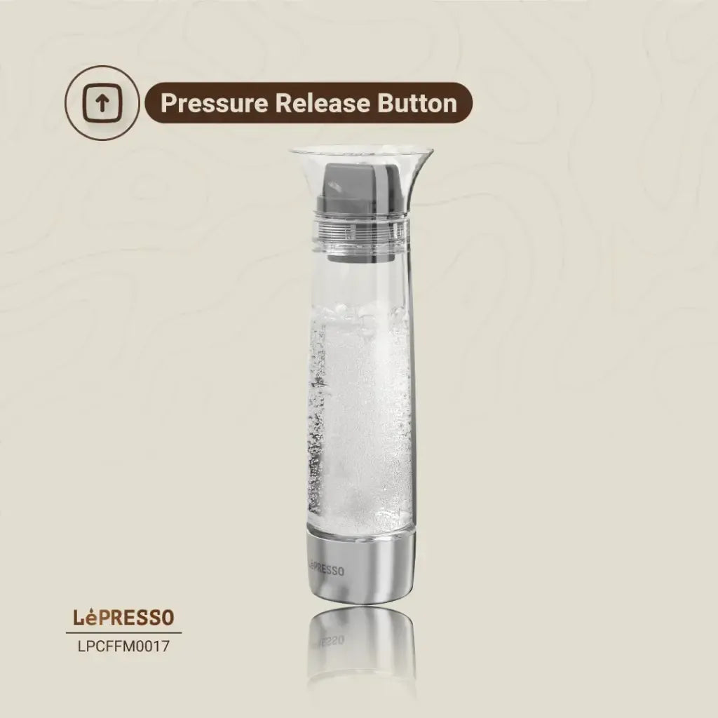 Lepresso Carbonator Instant Sparkling Water 800mL - Black