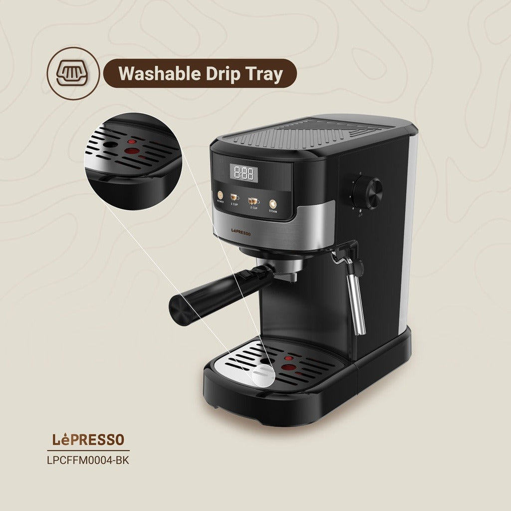Lepresso Suprema Espresso Machine Black