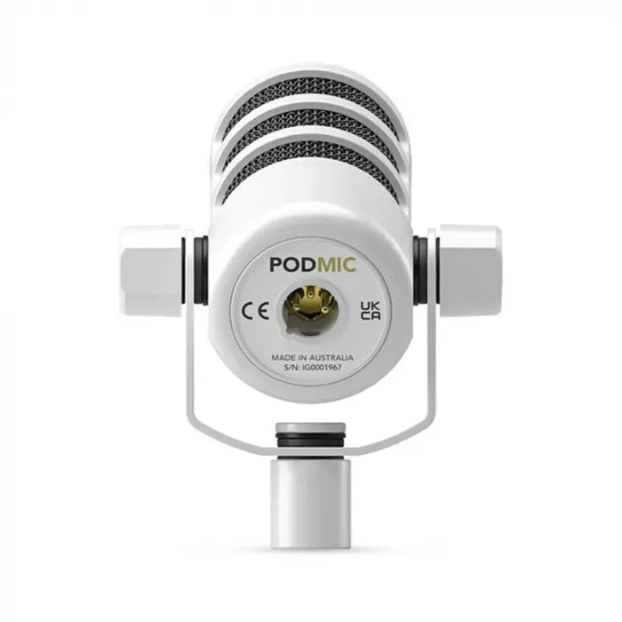 Rode Podmic Dynamic Podcasting Microphone - White