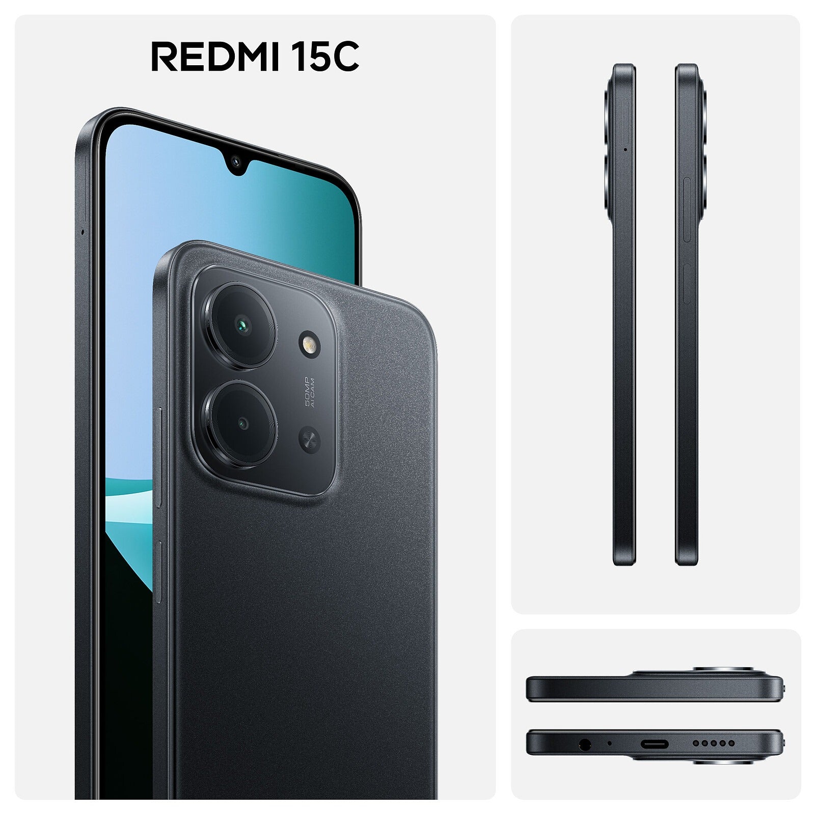 هاتف Xiaomi Redmi 15C 4G بشاشة 6.9 بوصة وذاكرة 4GB/128GB