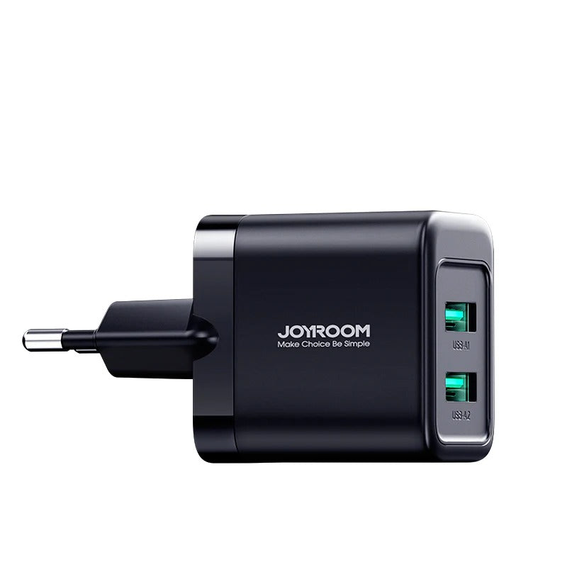 Joyroom-TCN01 2.4A2USBCharger-Black