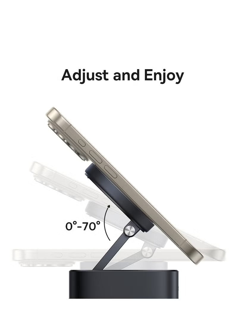 Baseus MagPro II 7-in-1 HUB Magnetic Wireless Charging 15W - Cosmic Black