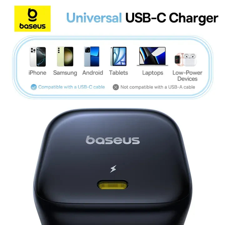 Baseus PicoGo AE11 GaN Fast Charger 1C 45W - Cosmic Black