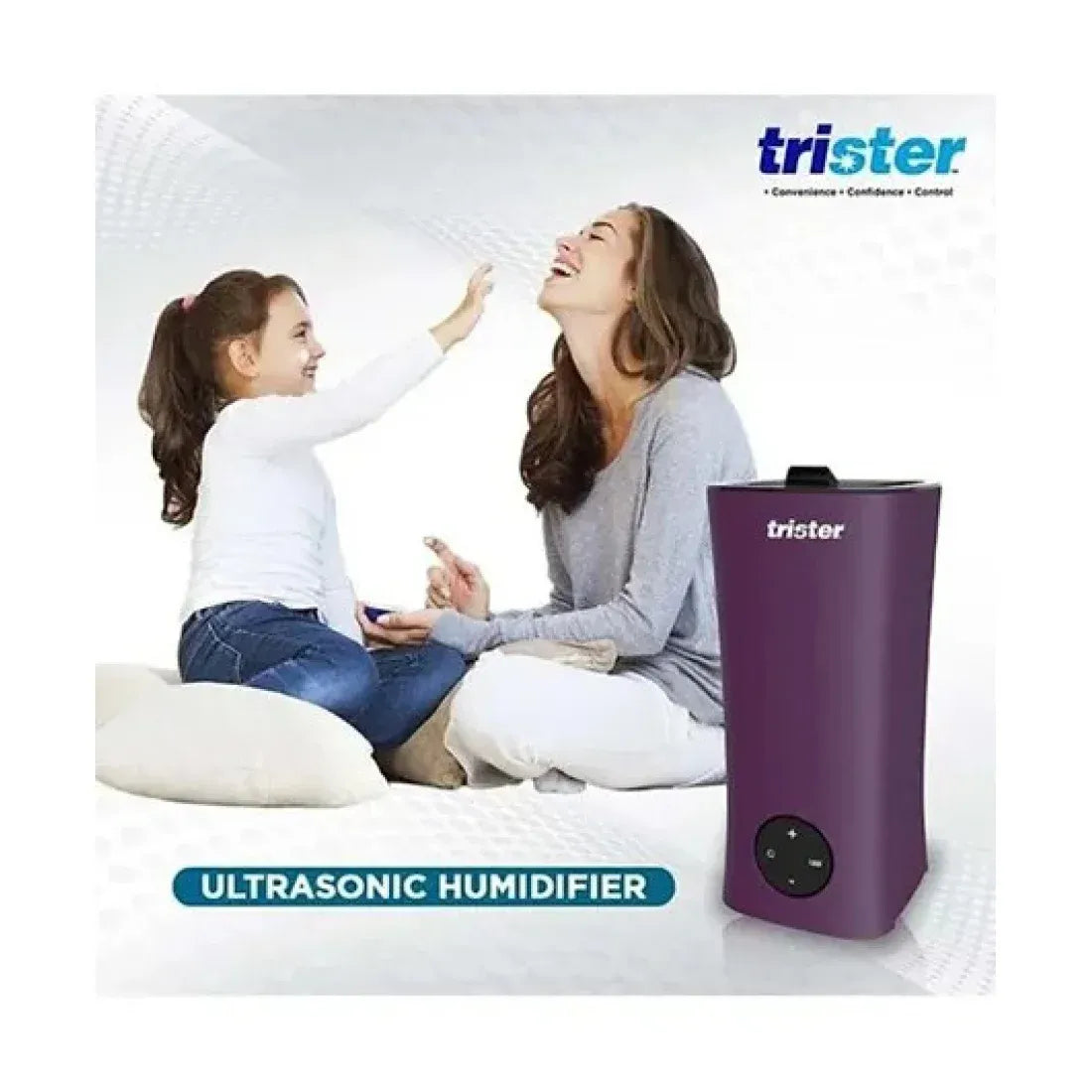 Trister Ultrasonic Humidifier 2L - Purple