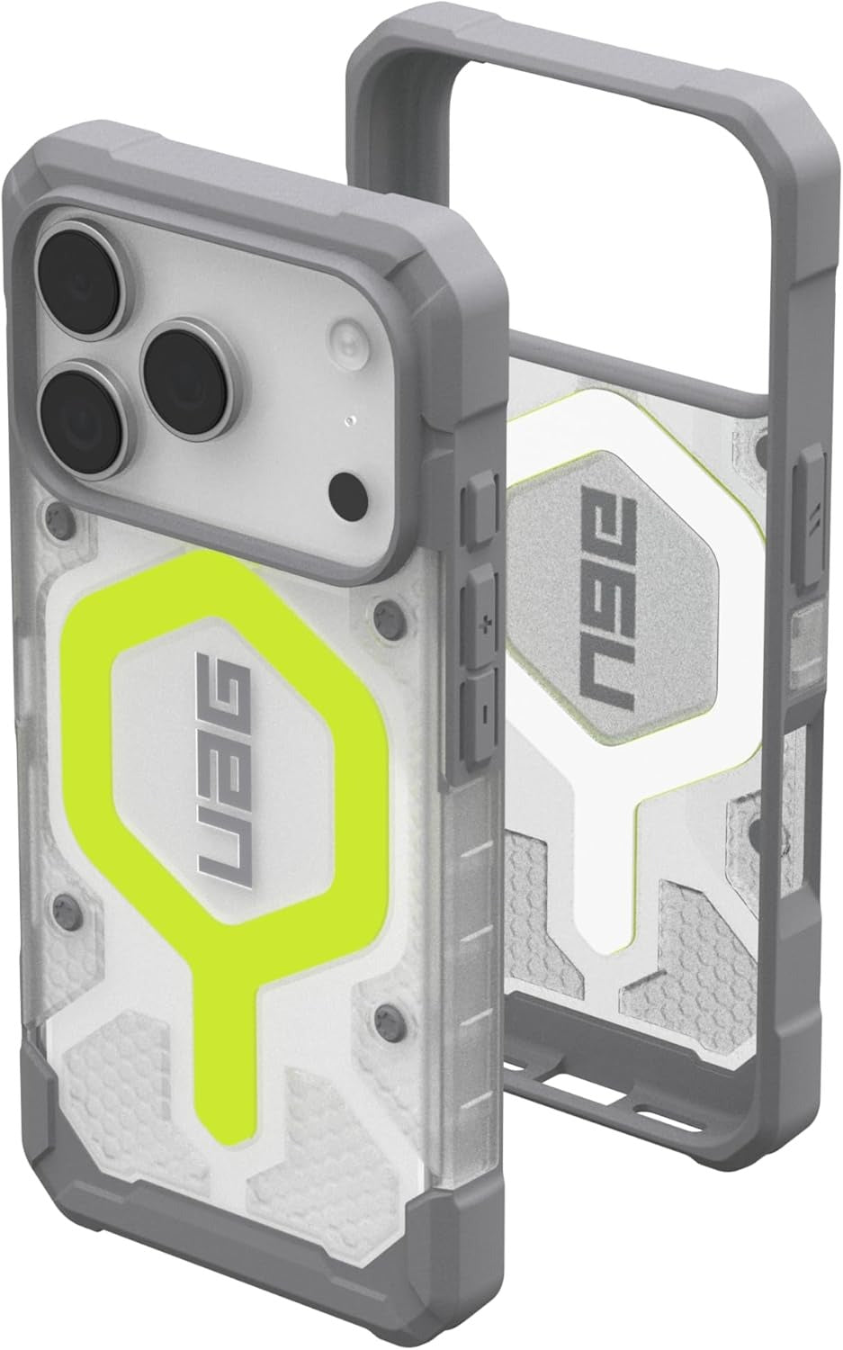 Uag Iphone 17 Pro Max Pathfinder Clear Magsafe Case-Aneon Glow