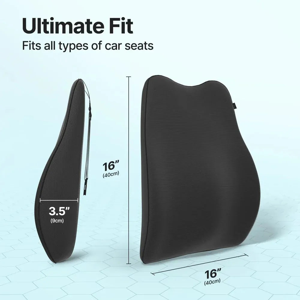 Frido Ultimate Car Backrest Cushion (Black)