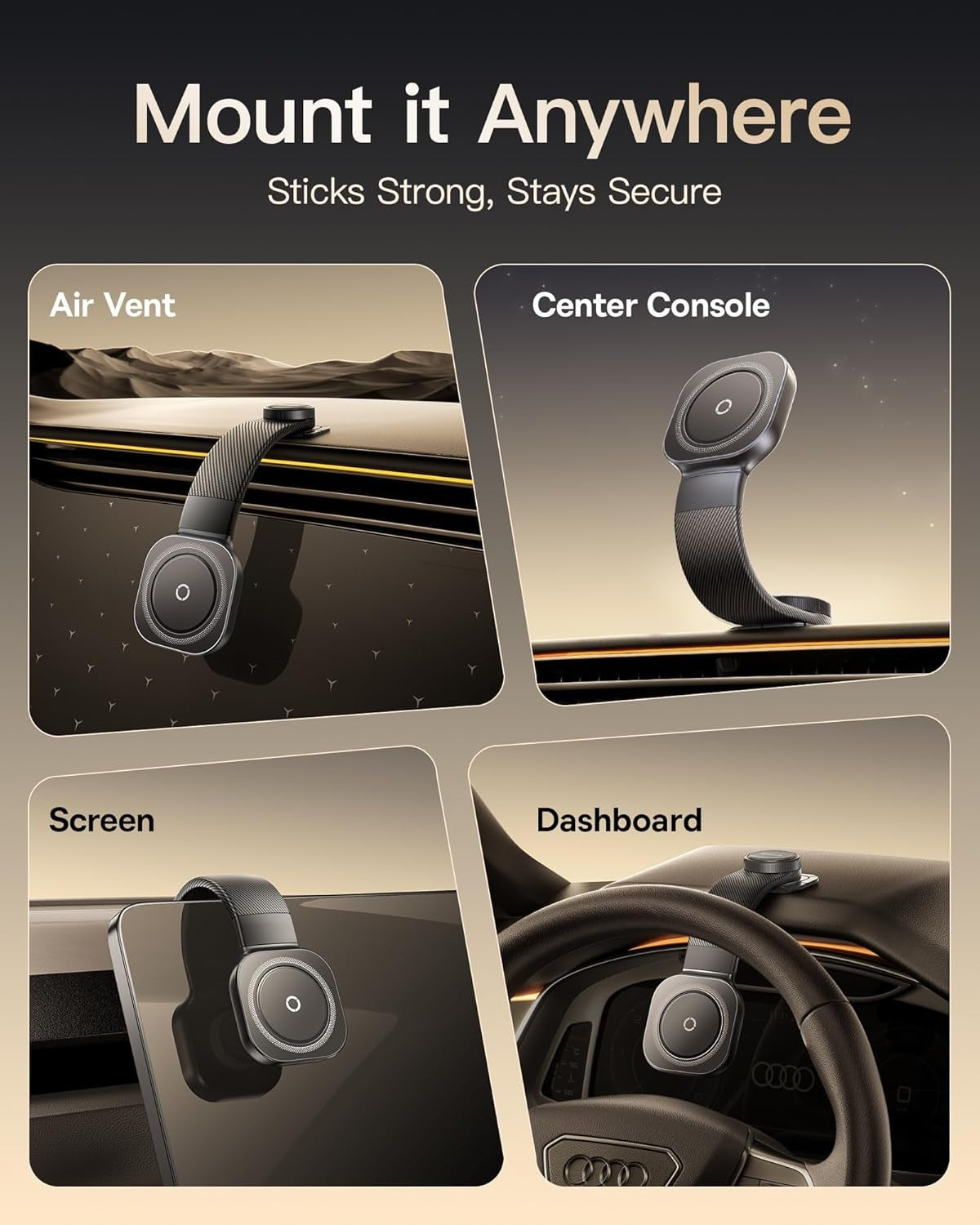 Baseus PrimeTrip C03 Magnetic Car Mount - Cosmic Black