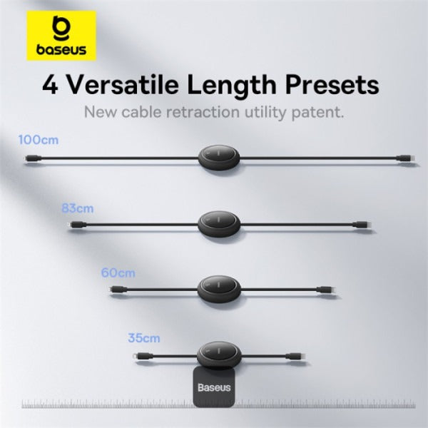 Product  Product   Product   Product   Product   Product   Product   Product   Product Baseus 20W Free2Pull Both-Way Retractable Type-C to Lightning Fast Charging Data Cable 1M - Black