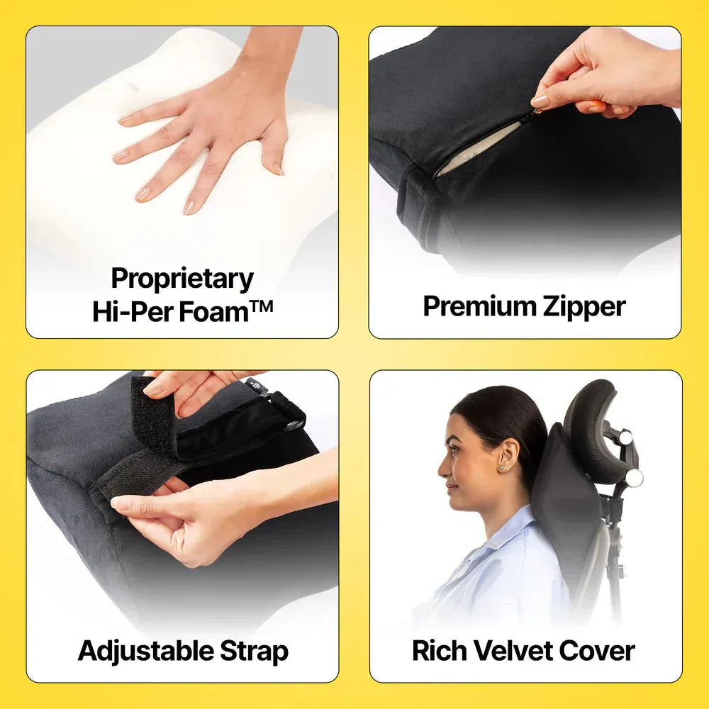 Frido Car Neck Pillow (Black)