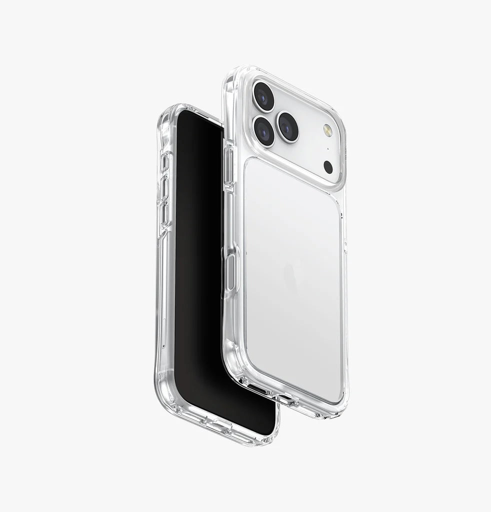 UNIQ Hybrid iPhone 17 Pro Max Lifepro Xtreme Case-Crystal Clear