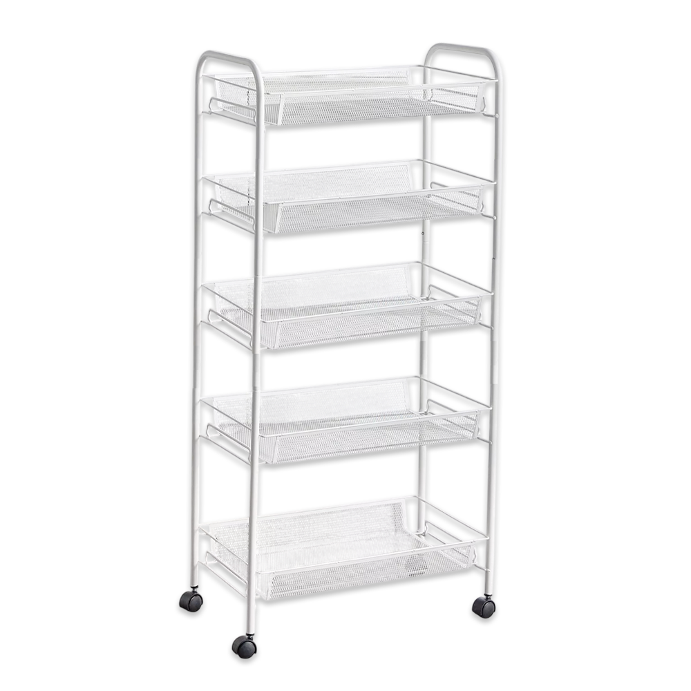 Narrow Utility Rack 5-Layer Utility Rack - White – Future Store