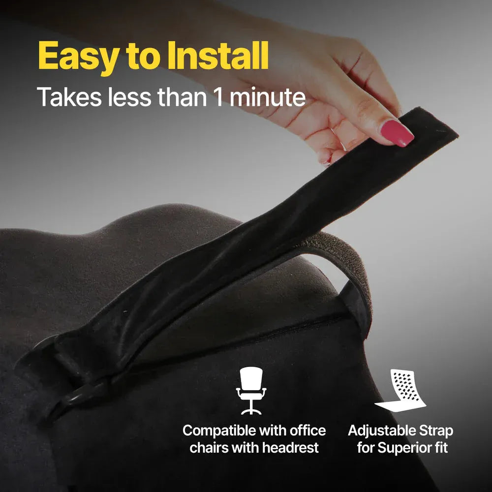 Frido Car Neck Pillow (Black)