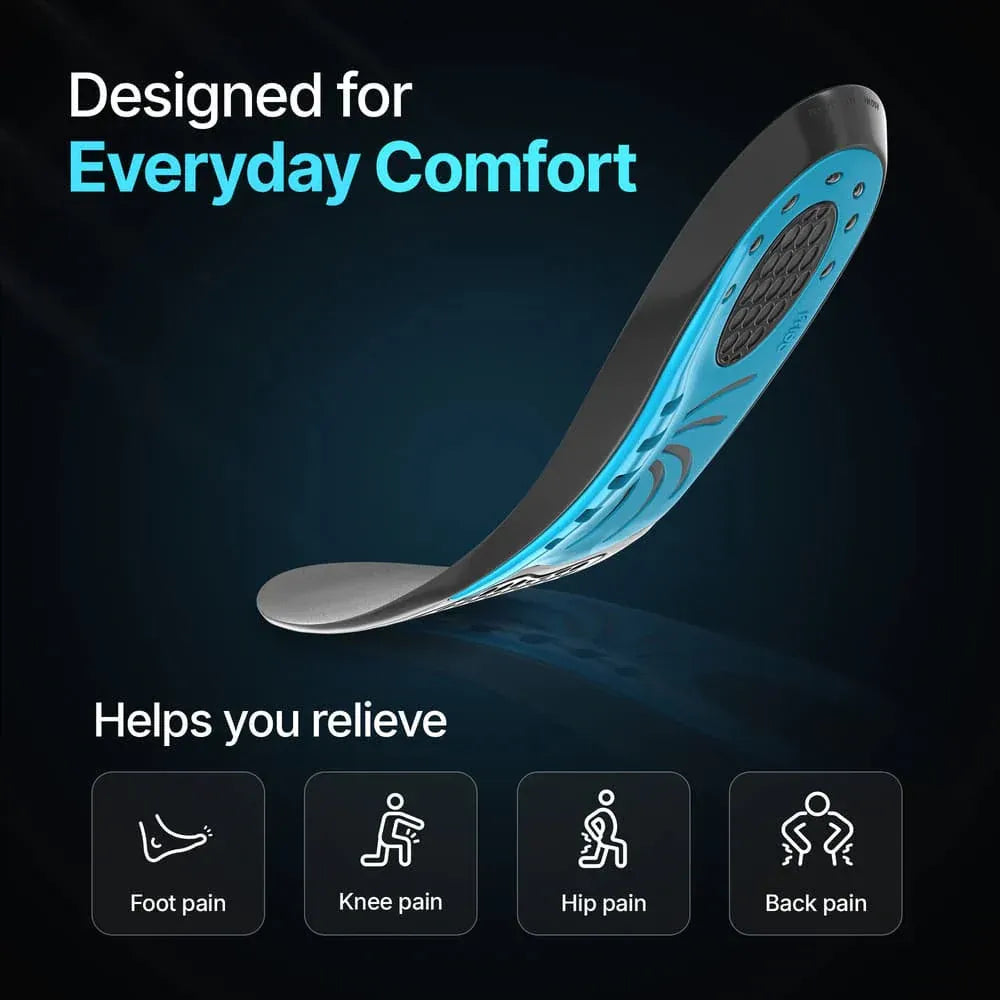 Frido Dual Gel Insoles (Size 9 to 13 UK)