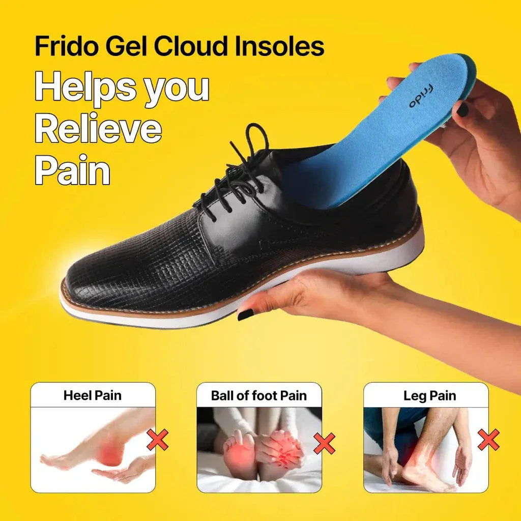 Frido Gel Cloud Insoles (Size 5 to 8 UK)