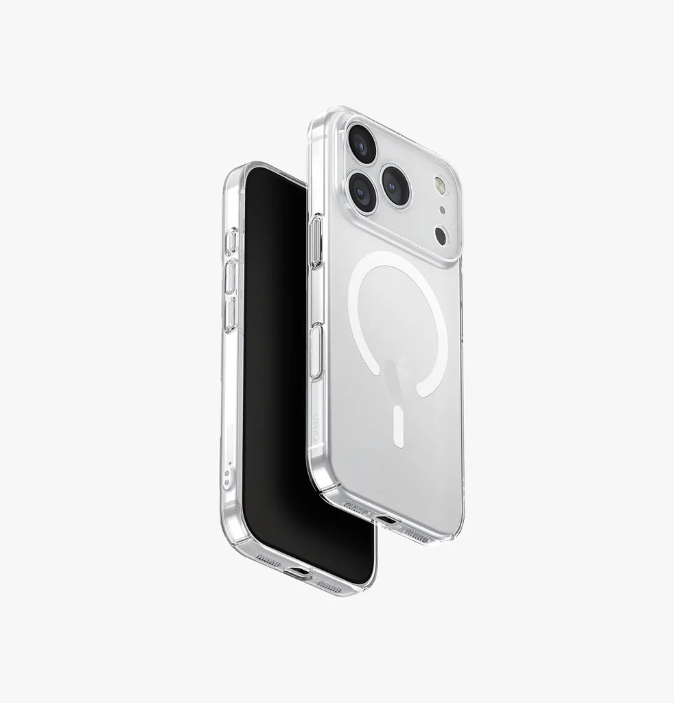 UNIQ iPhone 17 Pro Magclick Charging Airsuit Case-(Clear/White)