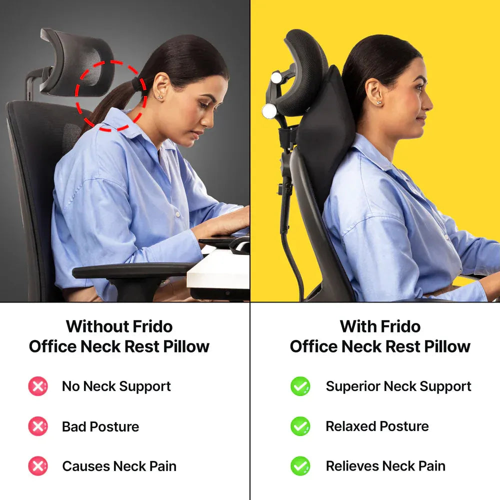 Frido Car Neck Pillow (Black)