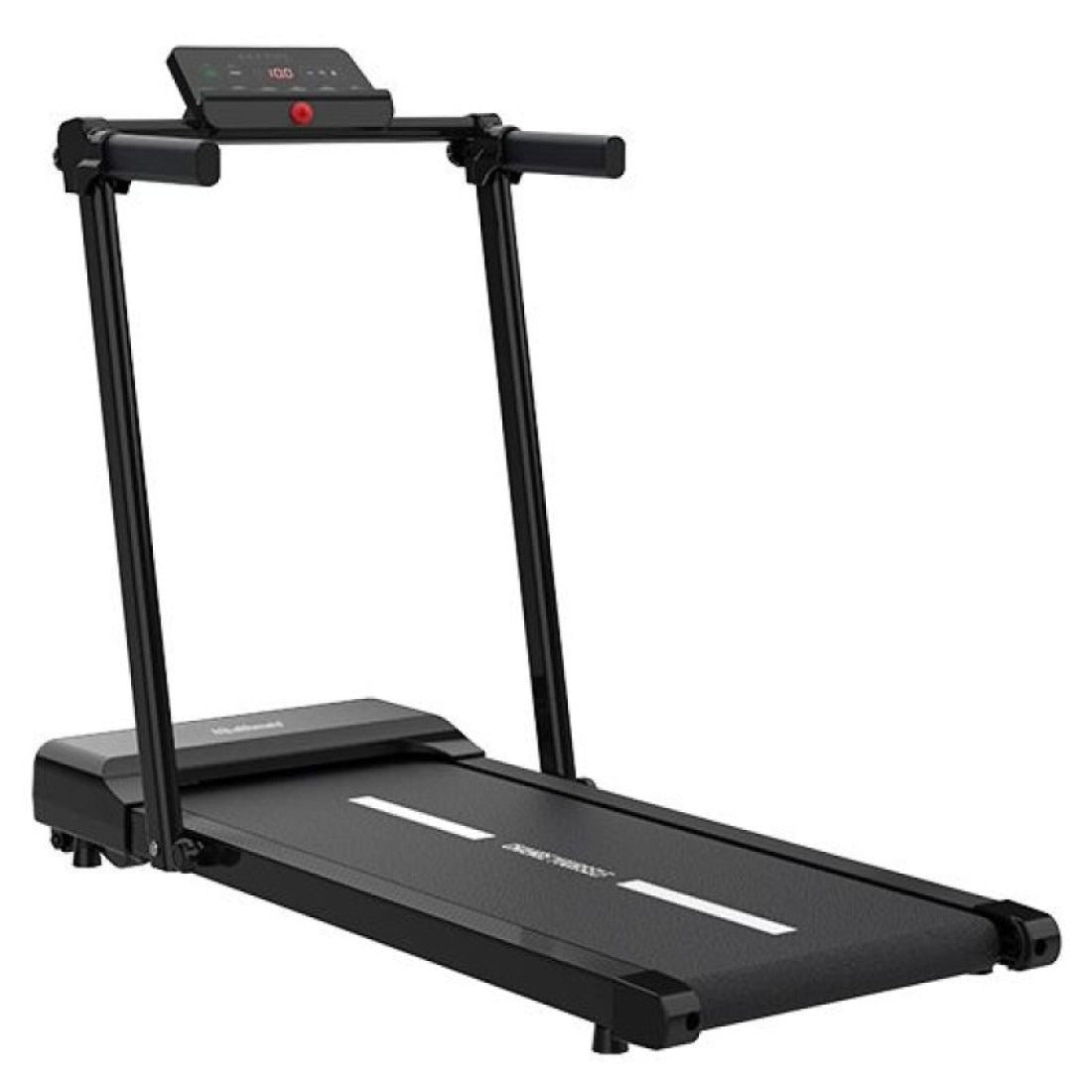 Smart Foldable Home Treadmill Supports up to 110 kg - Black Grey