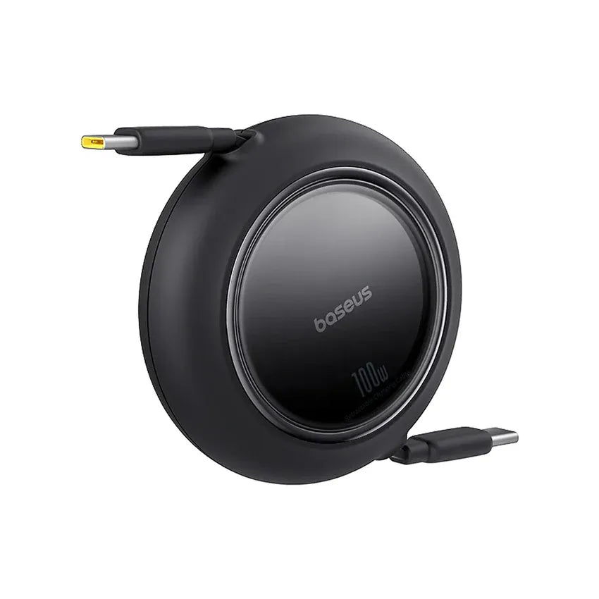 Baseus Free2Pull Mini Retractable Cable USB-C to USB-C 100W 1.5m - Cluster Black