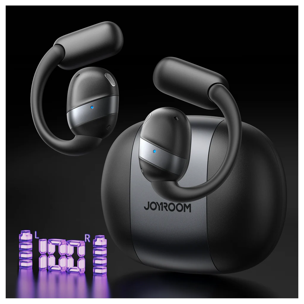 Joyroom-OE4 Open-Ear True Wireless Headphones-Black