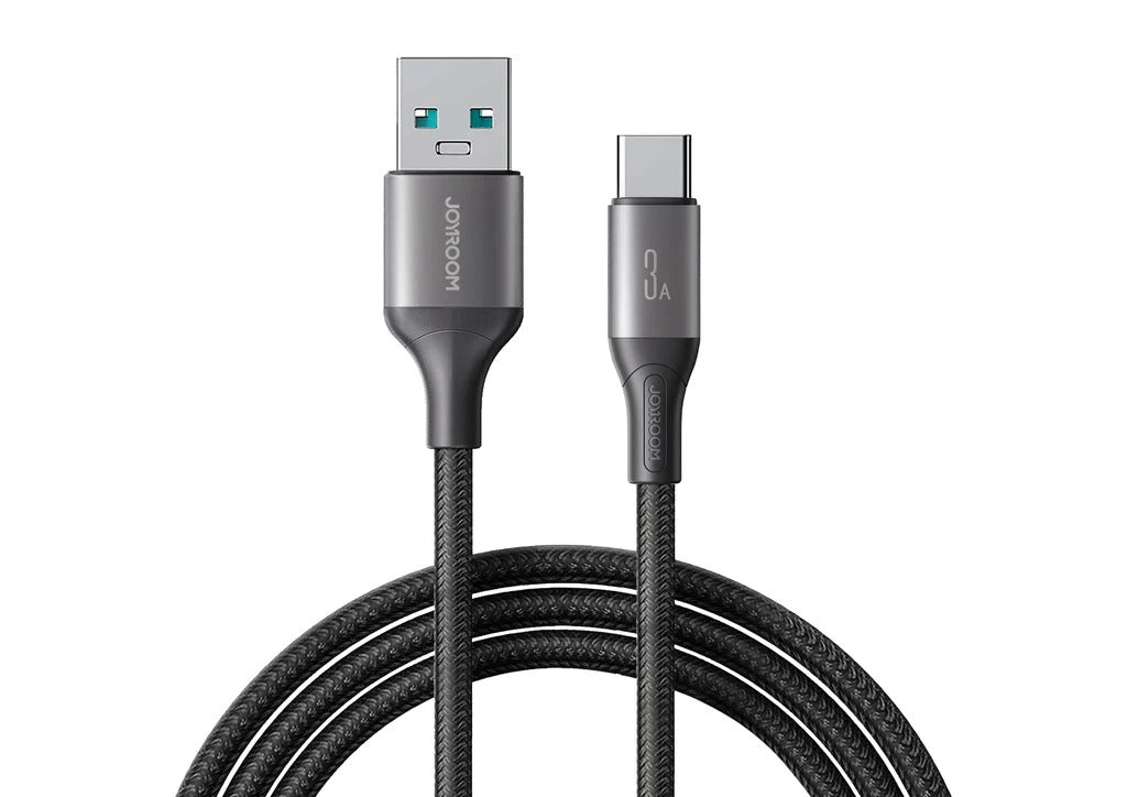 Joyroom S-A28 Flash Series 60W Fast Charging Data Cable (Type-C to Type-C) 2m- Black