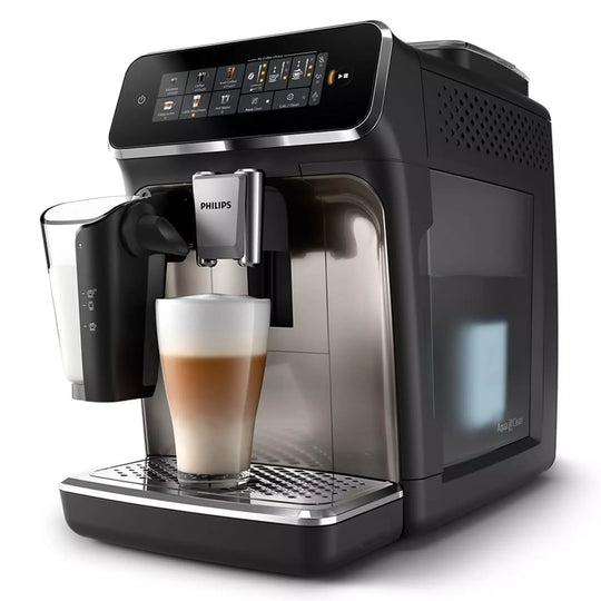 PHILIPS Fully Automatic Espresso Machine, 1500W, 1.8L - Black/Chrome
