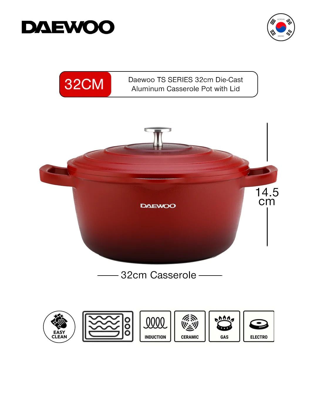 Daewoo 32cm Pot  TS Series - DCT SC32