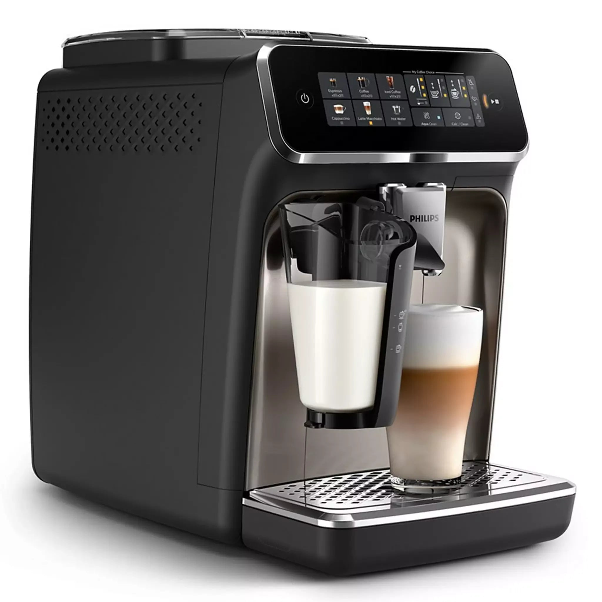 Philips Series 3300 Fully Automatic Espresso Machine, 1500W, 1.8L, EP3347/90 – Black/Chrome