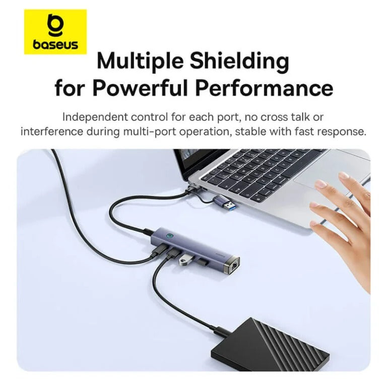 Baseus UltraJoy Series 4-Port HUB AIR - Space Grey